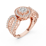 Ladies Ring 19#120037L - Rose Gold - Image