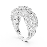 Ladies Ring 19#120037L - White Gold - Image