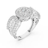 Ladies Ring 19#120037L - White Gold - Image