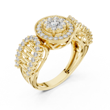Ladies Ring 19#120037L - Yellow Gold - Image