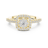 Ladies Ring 19#120038L@7 - Yellow Gold - Image