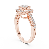 Ladies Ring 19#120038L@7 - Rose Gold - Image