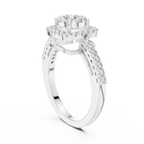 Ladies Ring 19#120038L@7 - White Gold - Image