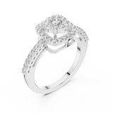 Ladies Ring 19#120038L@7 - White Gold - Image
