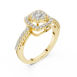 Ladies Ring 19#120038L@7 - Yellow Gold - Image