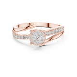 Ladies Ring 19#120039L - Rose Gold - Image