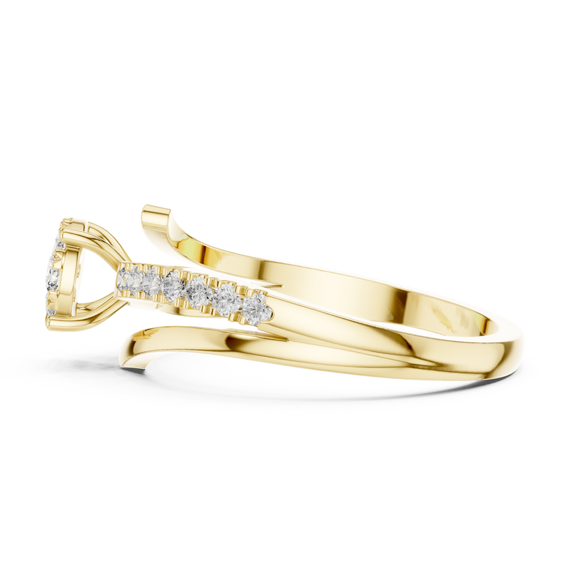 Ladies Ring 19#120039L - Yellow Gold - Image