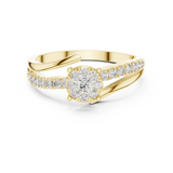 Ladies Ring 19#120039L - Yellow Gold - Image