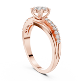 Ladies Ring 19#120039L - Rose Gold - Image