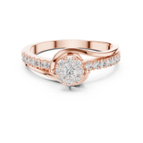 Ladies Ring 19#120040L - Rose Gold - Image