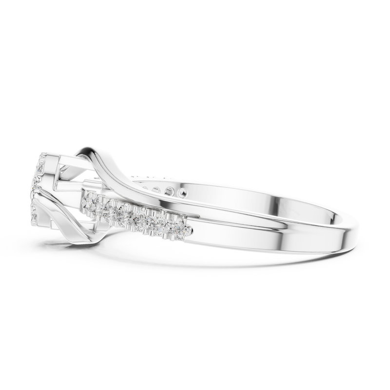 Ladies Ring 19#120040L - White Gold - Image