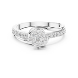 Ladies Ring 19#120040L - White Gold - Image