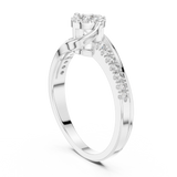 Ladies Ring 19#120040L - White Gold - Image