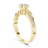 Ladies Ring 19#120040L - Yellow Gold - Image
