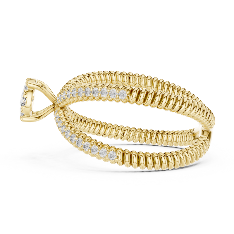 Ladies Ring 19#120041L@7 - Yellow Gold - Image