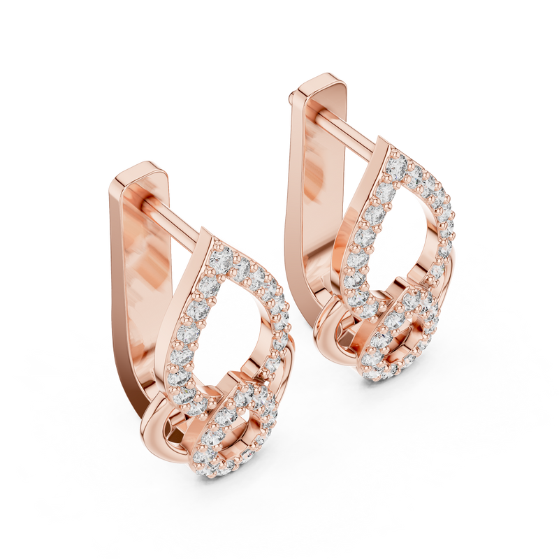 Earring 19@7 - Rose Gold - Image