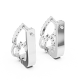 Earring 19@7 - White Gold - Image