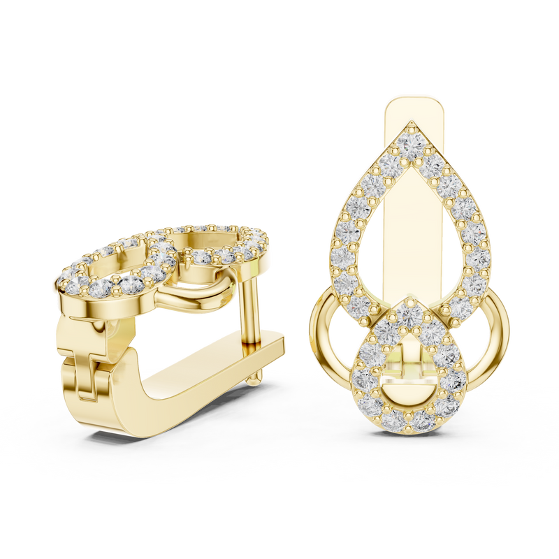 Earring 19@7 - Yellow Gold - Image