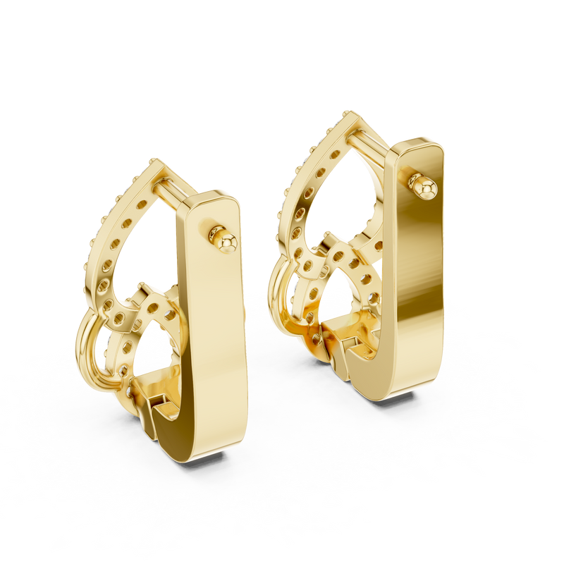 Earring 19@7 - Yellow Gold - Image