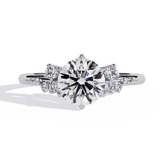 14k IGI certified round ring with E-F color VVS-VS clarity diamonds 192