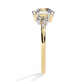 14k IGI certified round ring with E-F color VVS-VS clarity diamonds 192