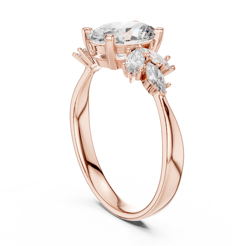 Ladies Ring 20#10002L - Rose Gold - Image