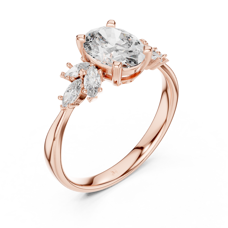 Ladies Ring 20#10002L - Rose Gold - Image