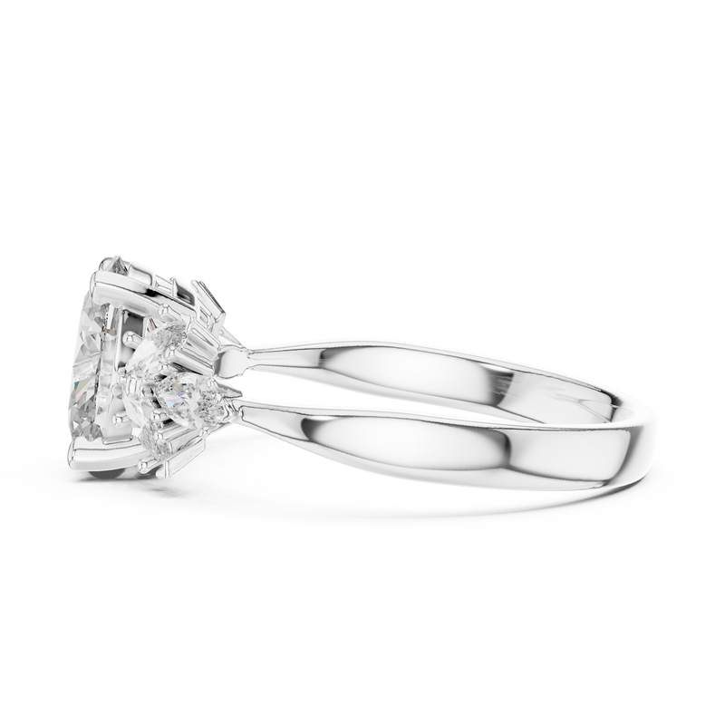 Ladies Ring 20#10002L - White Gold - Image