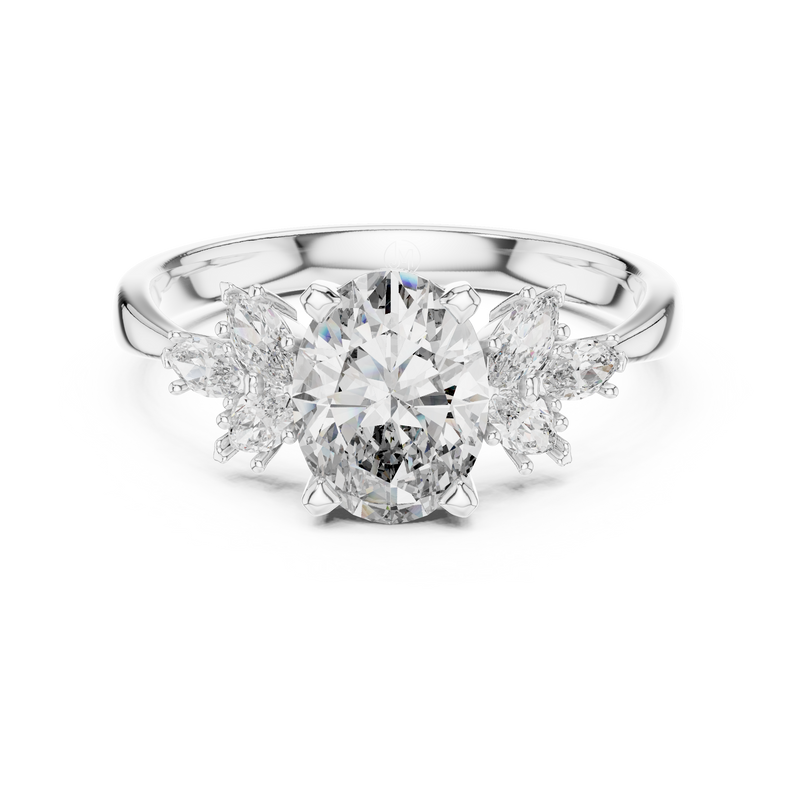 Ladies Ring 20#10002L - White Gold - Image