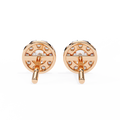 14K White Gold IGI Certified Round Diamond Jacket Earrings, D-E Color, VVS/VS Clarity