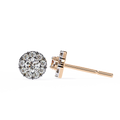 14K White Gold IGI Certified Round Diamond Jacket Earrings, D-E Color, VVS/VS Clarity