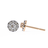 14K White Gold IGI Certified Round Diamond Jacket Earrings, D-E Color, VVS/VS Clarity