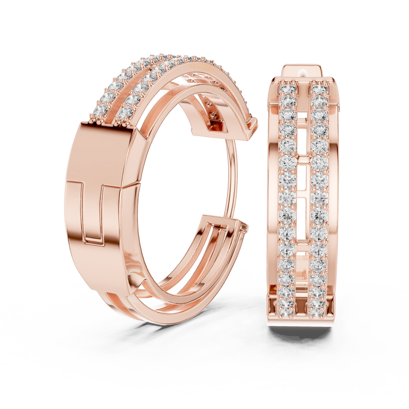 Earring 21@7 - Rose Gold - Image