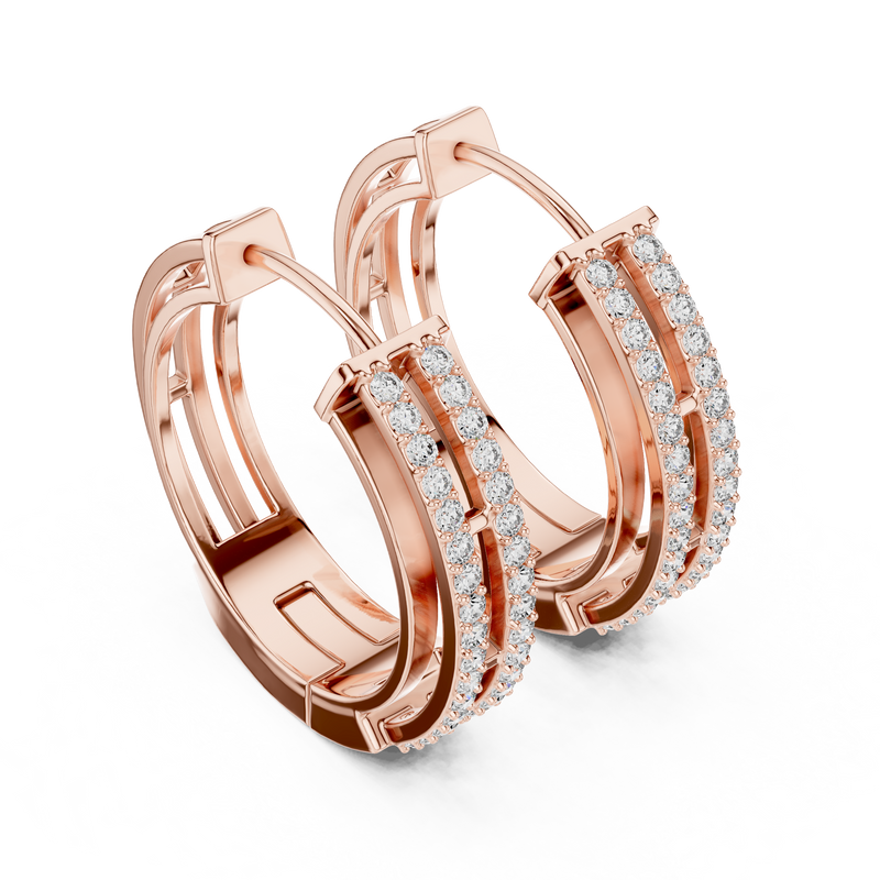 Earring 21@7 - Rose Gold - Image