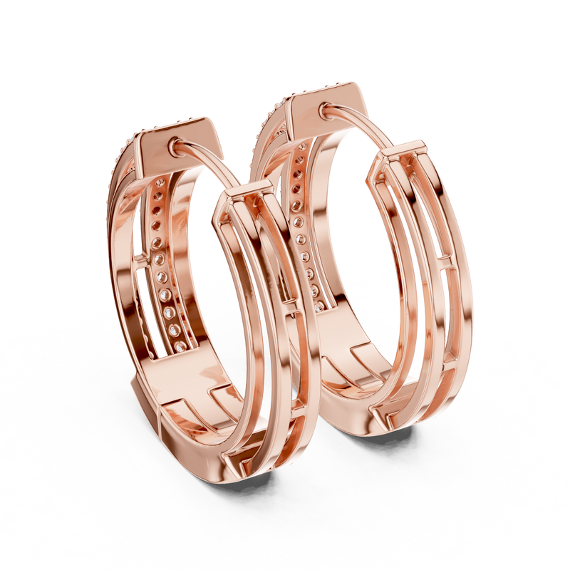 Earring 21@7 - Rose Gold - Image