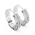 Earring 21@7 - White Gold - Image