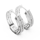 Earring 21@7 - White Gold - Image