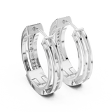 Earring 21@7 - White Gold - Image