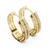 Earring 21@7 - Yellow Gold - Image
