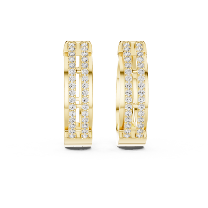 Earring 21@7 - Yellow Gold - Image