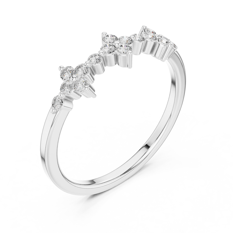 Ladies Ring 22@7 - White Gold - Image