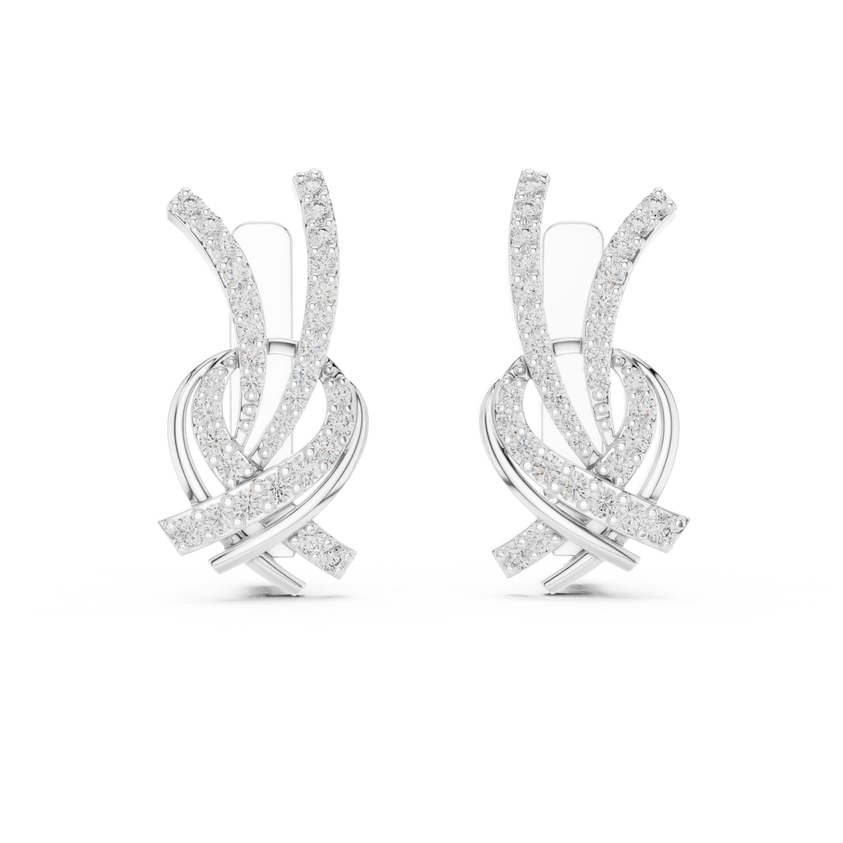 Earring 26@7 - White Gold - Image
