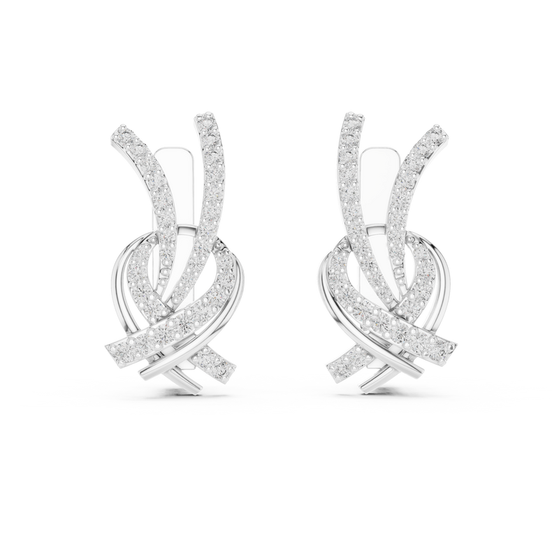 Earring 26@7 - White Gold - Image