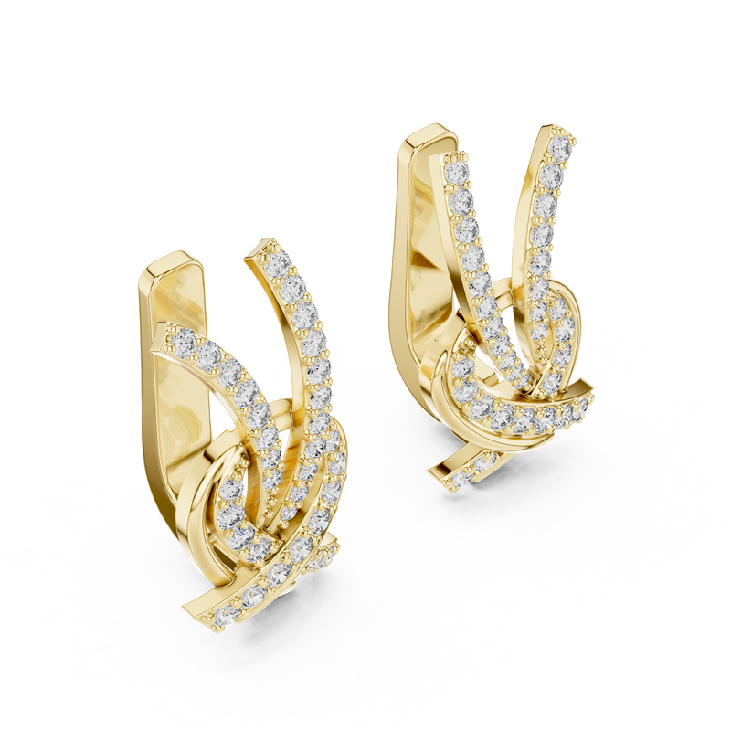 Earring 26@7 - Yellow Gold - Image