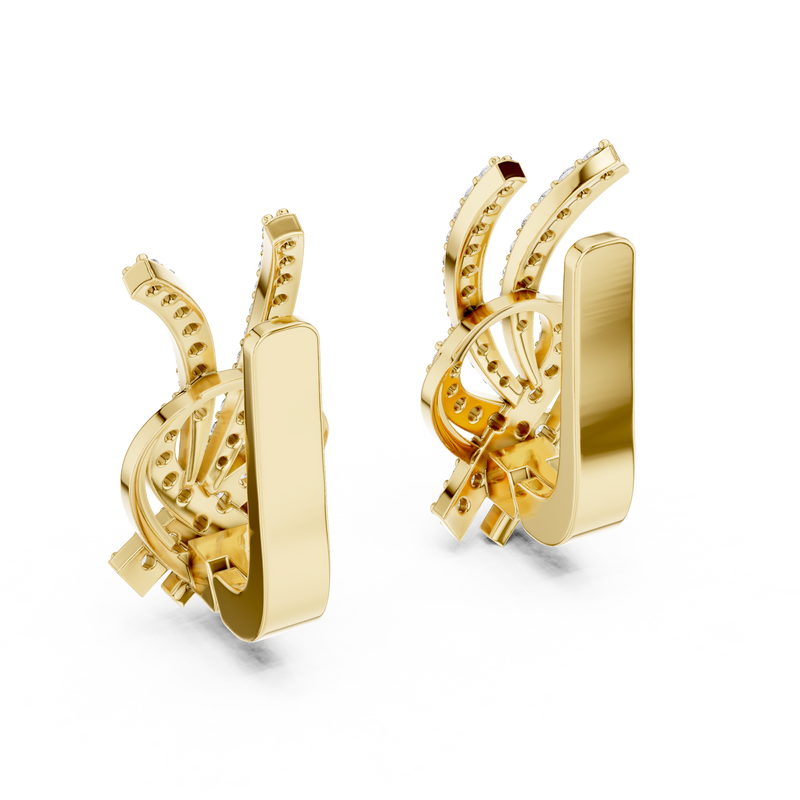 Earring 26@7 - Yellow Gold - Image