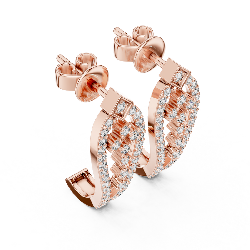 Earring 27@7 - Rose Gold - Image