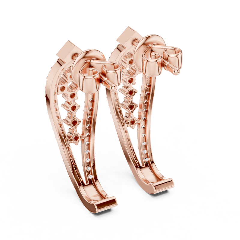 Earring 27@7 - Rose Gold - Image