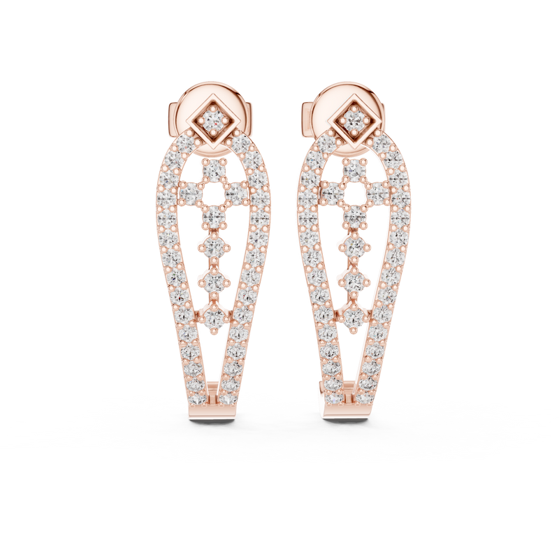 Earring 27@7 - Rose Gold - Image