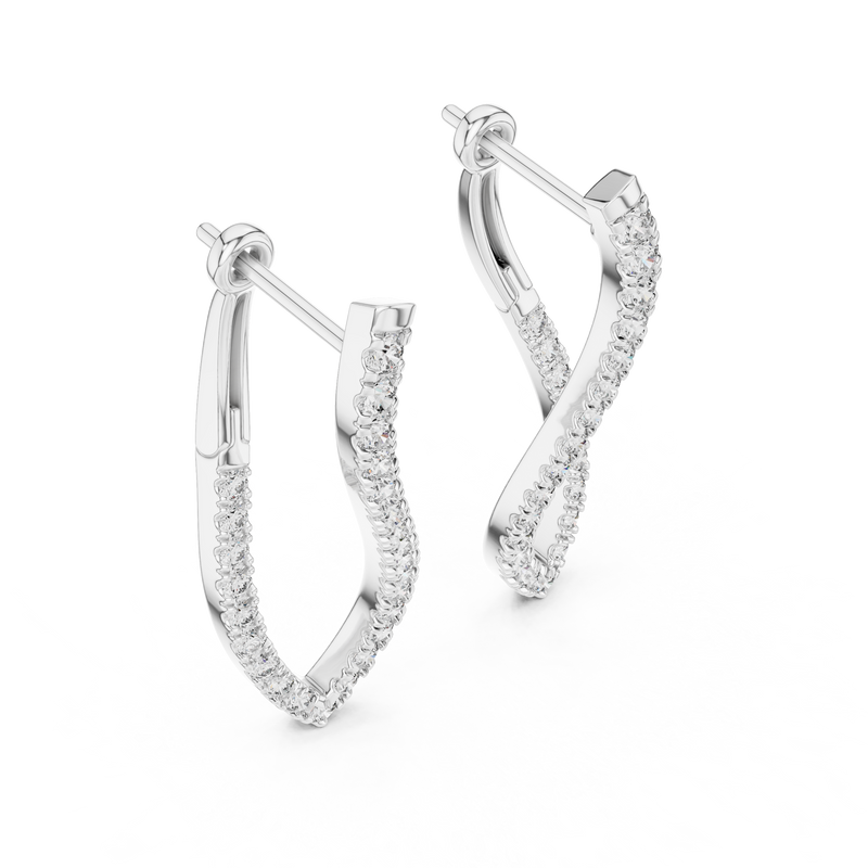 Earring ER-27@7 - White Gold - Image