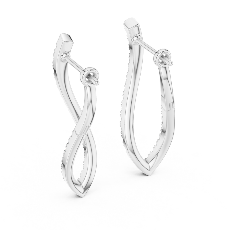 Earring ER-27@7 - White Gold - Image